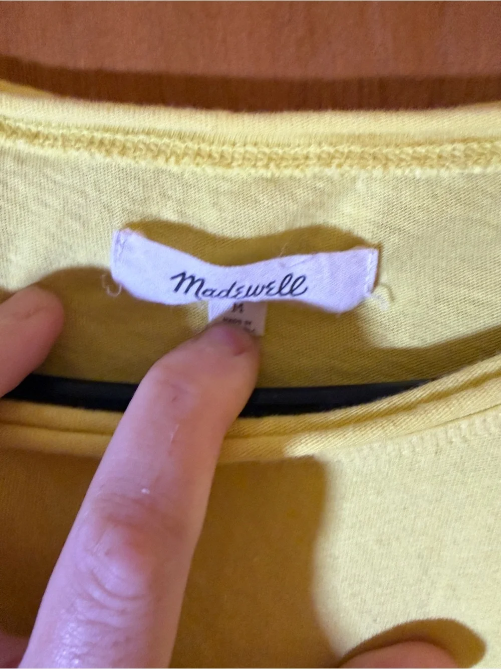 Women’s Madewell Softfade Cotton Oversized Pocket Tee Size Medium